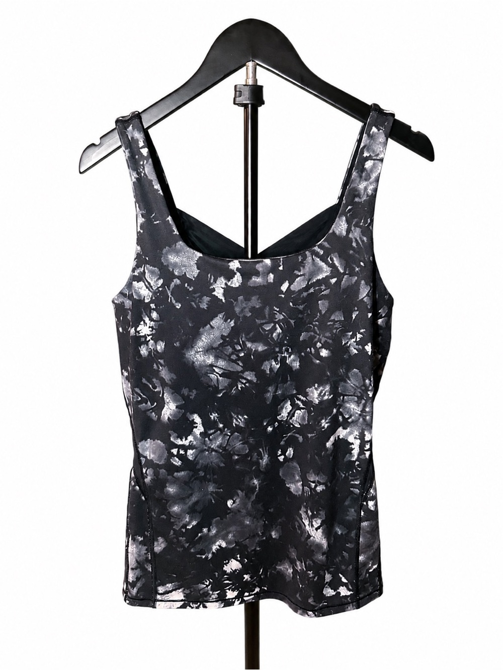 Lululemon Rise & Flow Tank Dusk Dye White Black Abstract Estimated Size 8